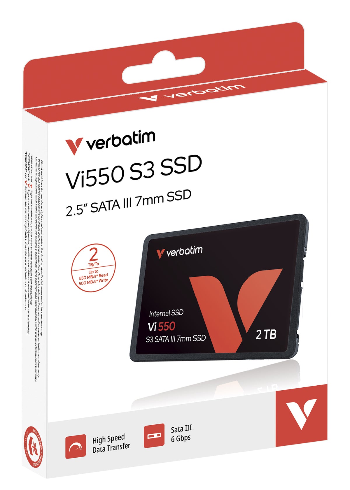 Verbatim SSD Vi550 S3 2TB 2.5 Serial ATA-600