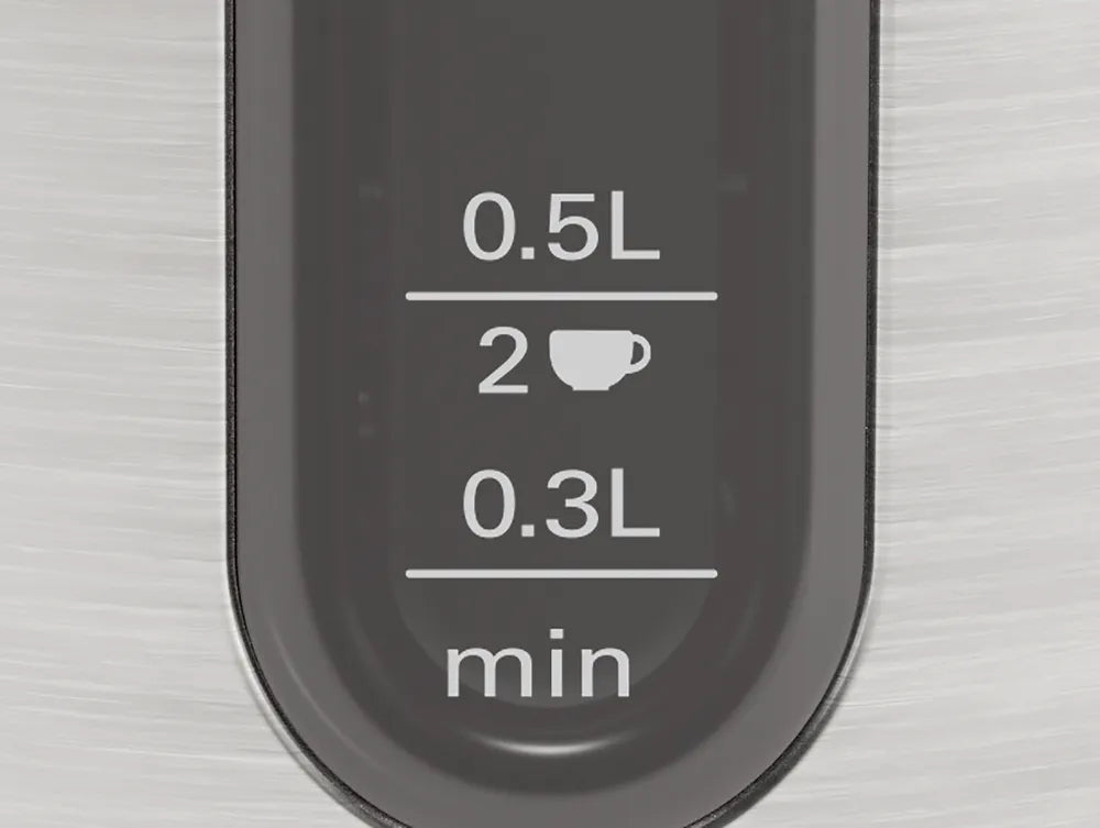 Bosch DesignLine Elkedel 1.7liter 2.4kW Rustfrit stål/sort