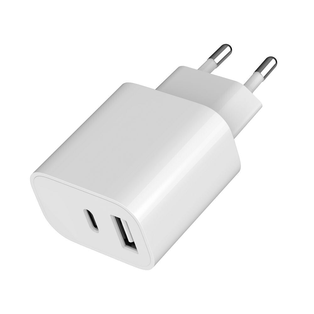 Gembird TA-UC-2AC12-01 oplader til mobil enhed Smartphone, SmartWatch, Tablet Hvid Vekselstrøm Indendørs