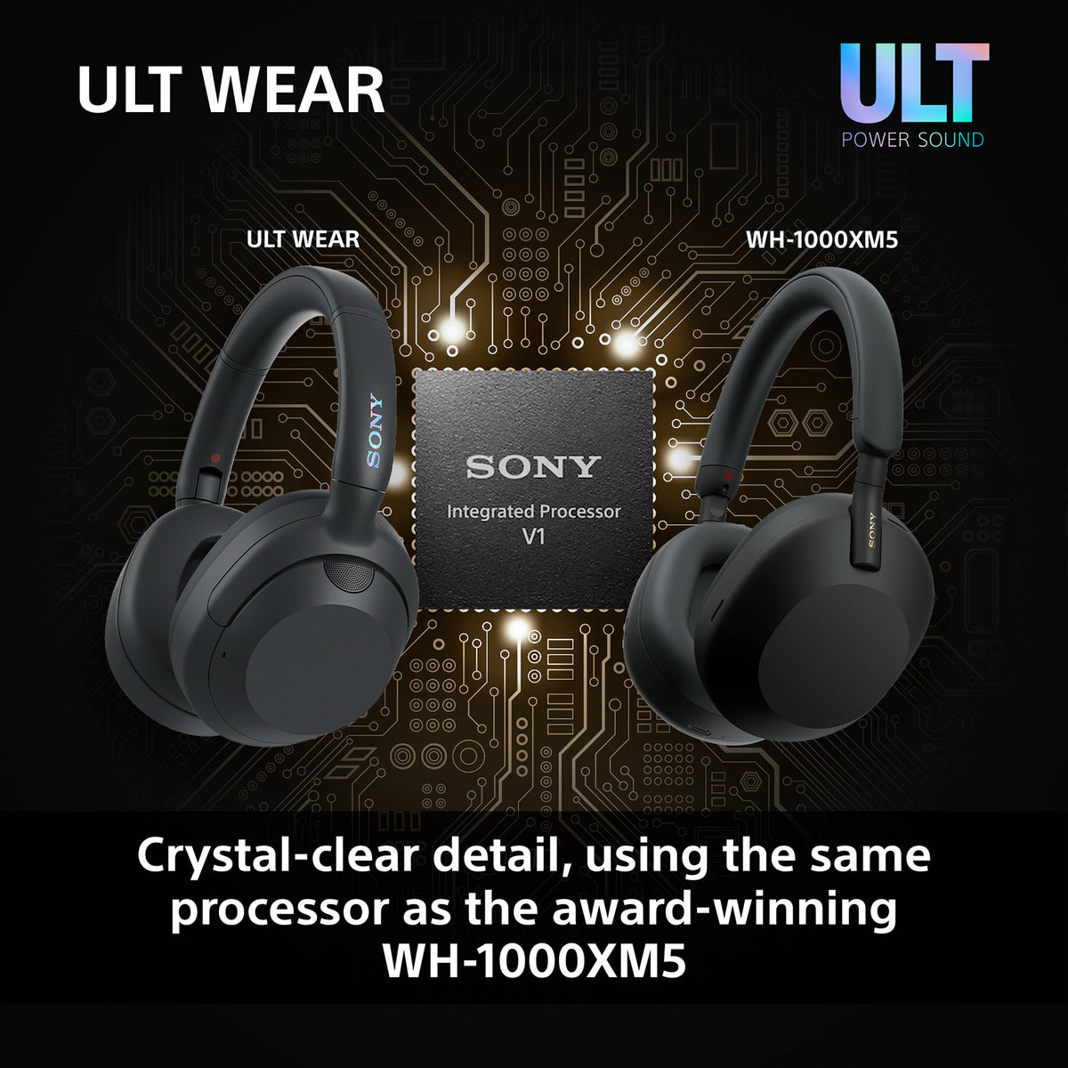Sony WHULT900NH Headset Kabel & trådløs Opkald/musik Bluetooth Grøn