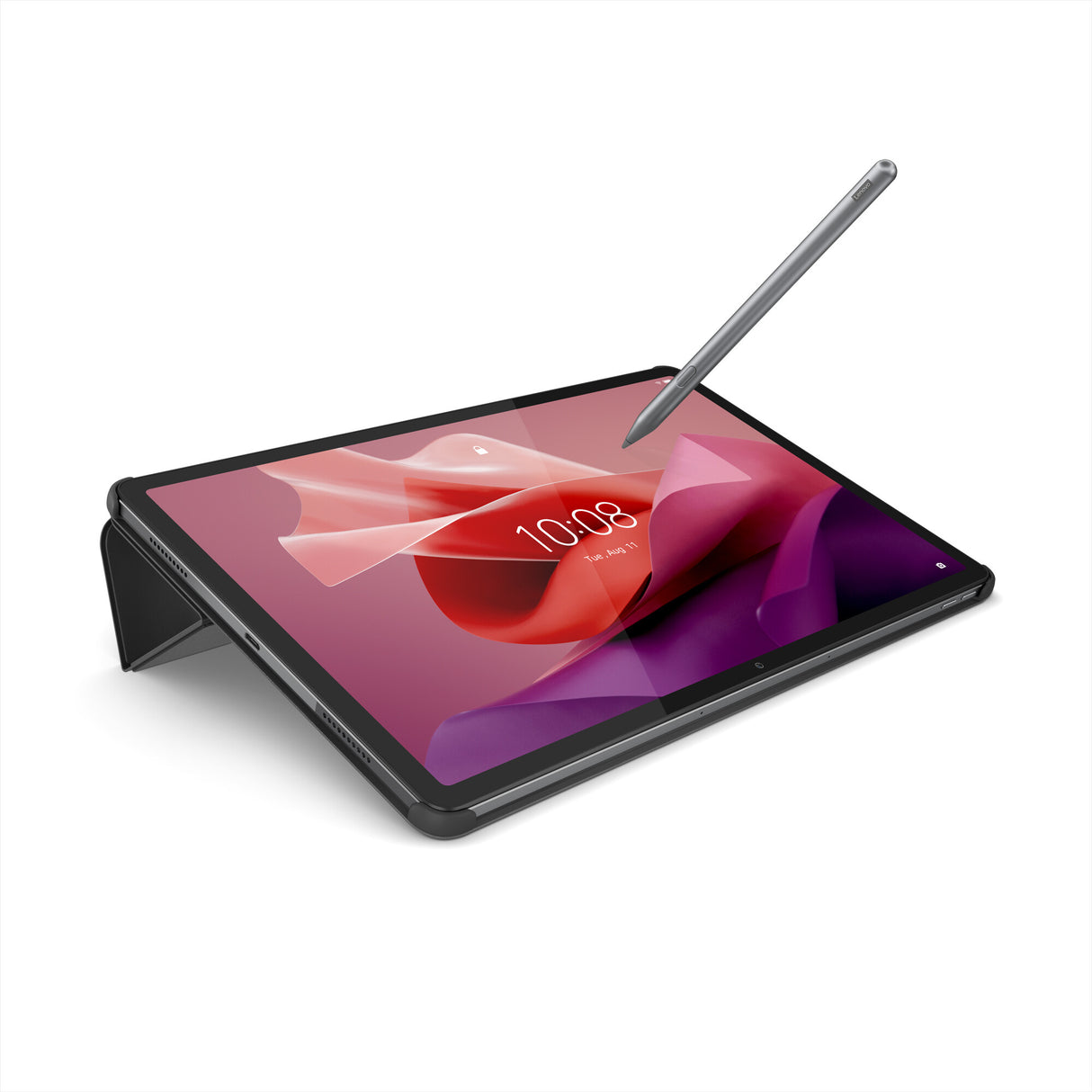 Lenovo Tab P12 Folio Case 32 cm (12.6") Folie Grå