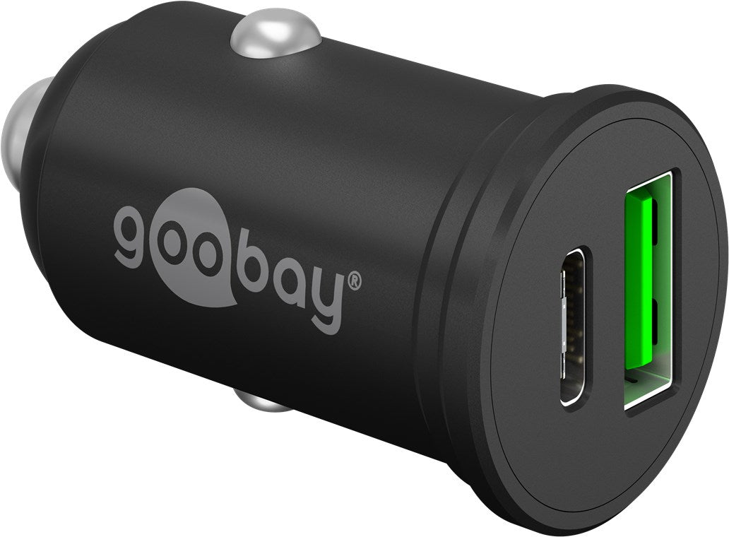 Goobay dual-USB Car Fast Charger USB-C PD (Power Delivery) (45 W)