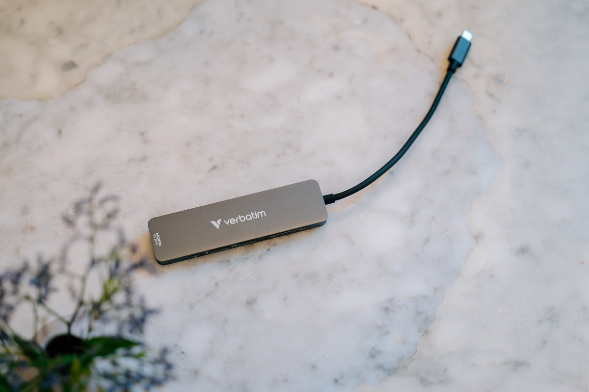 Verbatim 32156 interface hub USB 3.2 Gen 1 (3.1 Gen 1) Type-C 5000 Mbit/s Grå