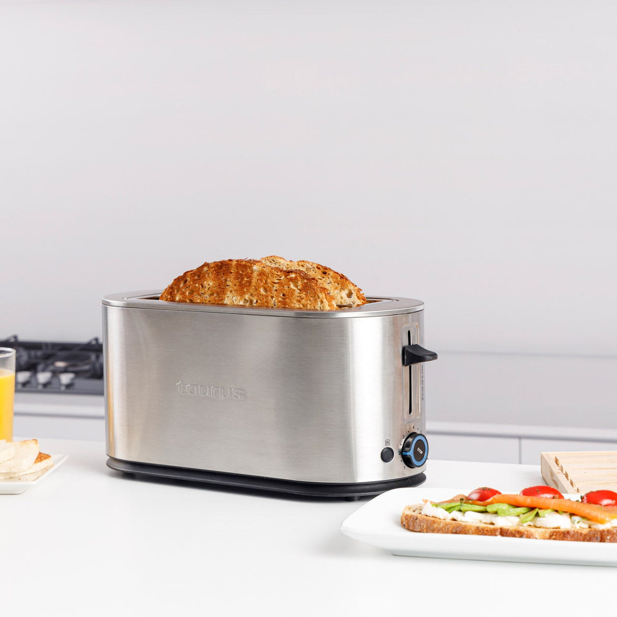 Taurus Mytoast Duplo Legend 7 4 skive(r) 1500 W Rustfrit stål