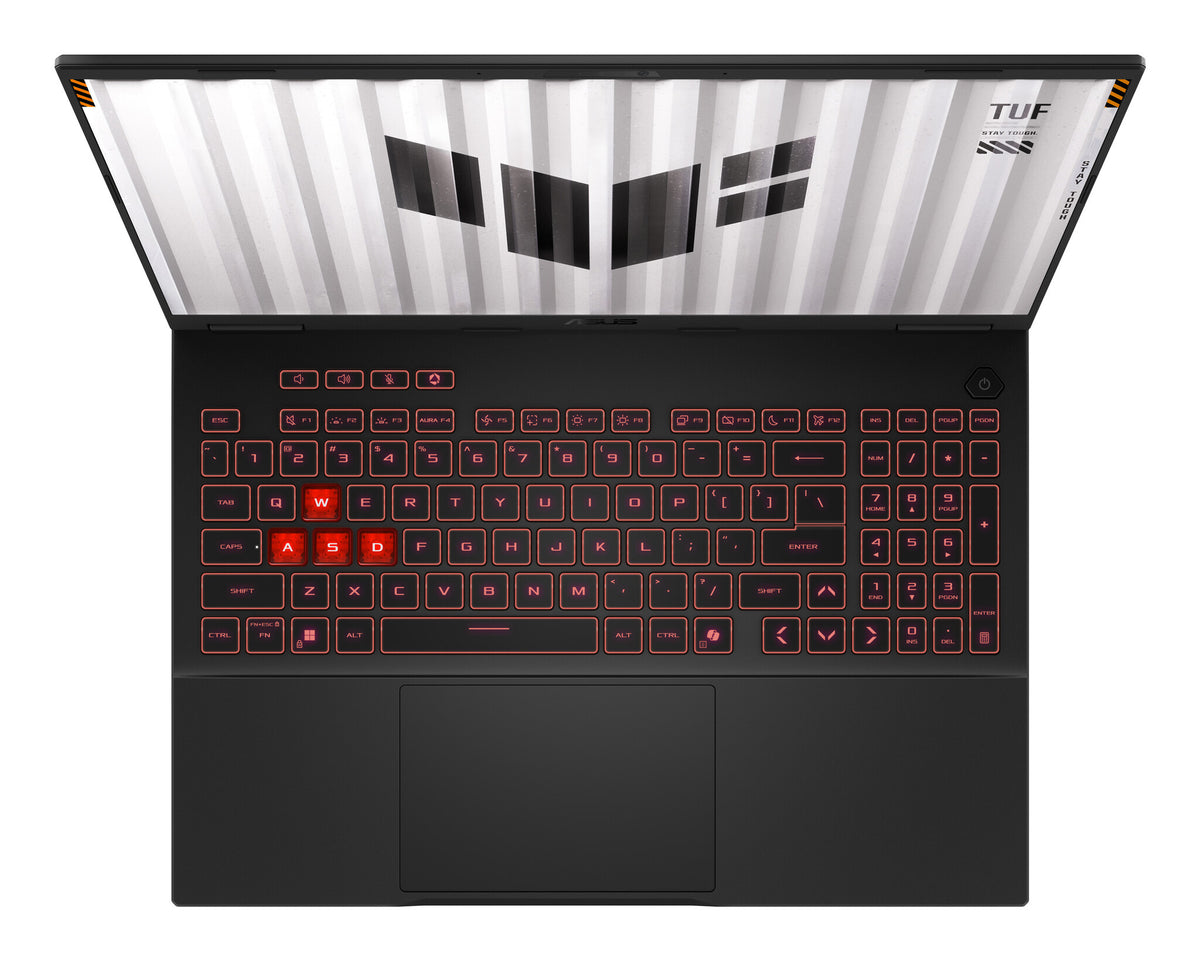 ASUS TUF Gaming A16 FA608UMI-TU167W AMD Ryzen™ 7 260 Laptop 40.6 cm (16") WUXGA 16 GB DDR5-SDRAM 512 GB SSD NVIDIA GeForce RTX 5060 Wi-Fi 6E (802.11ax) Windows 11 Home Black, Grey