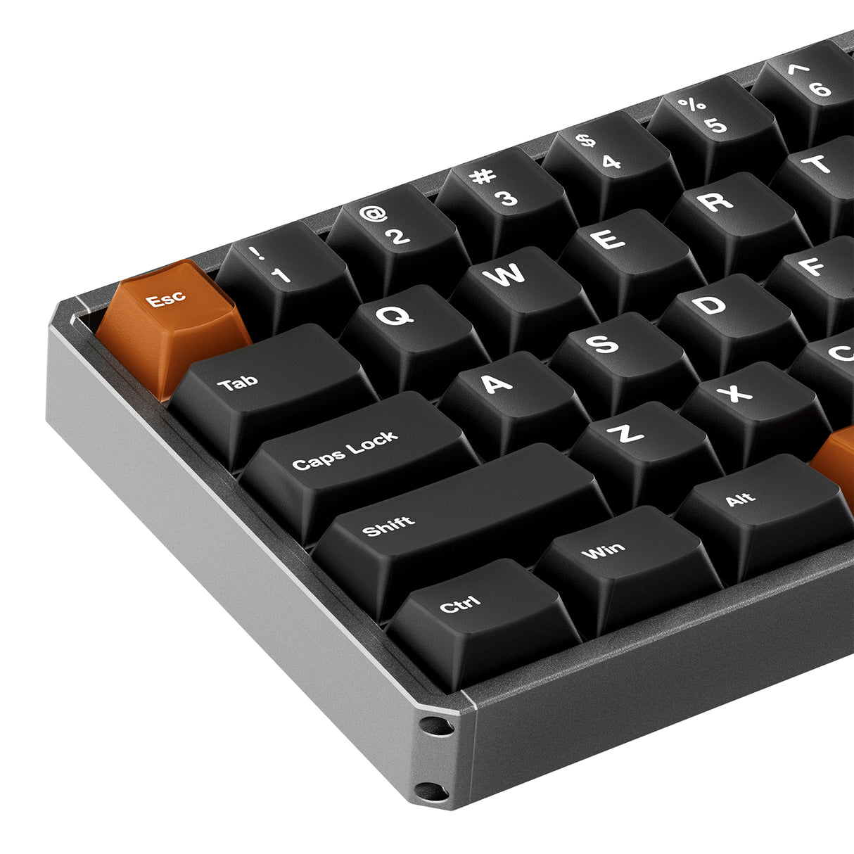 Akko MOD68 HE tastatur Spil USB + RF Wireless + Bluetooth QWERTY US engelsk Grå