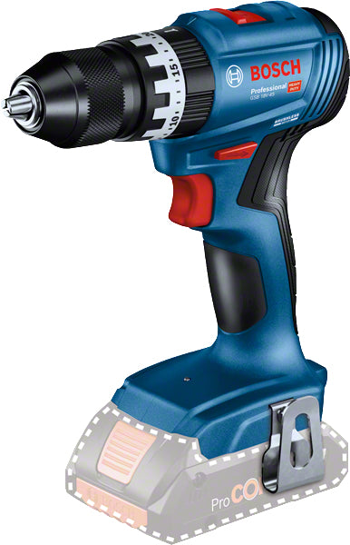 Bosch GSB 18V-45 Professional Bore-/skruemaskine 18V Uden batteri Batteri og lader ikke inkluderet