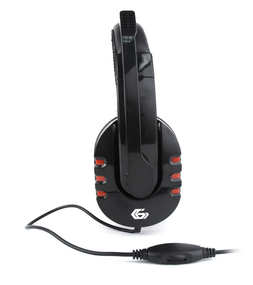 Gembird GHS-402 hovedtelefoner/headset Ledningsført Spil Sort
