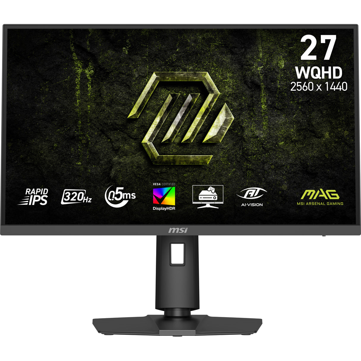 MSI MAG 274QPF X32 computerskærm 68,6 cm (27") 2560 x 1440 pixel Wide Quad HD LCD Sort