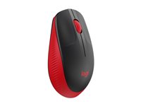Logitech M190 Optisk Trådløs Rød