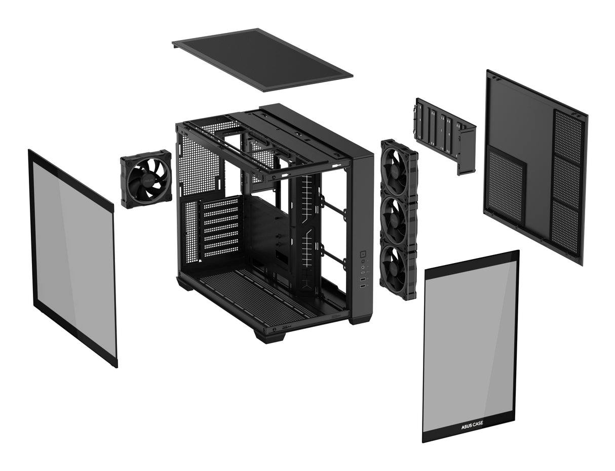 ASUS A32 PLUS Midi Tower Sort