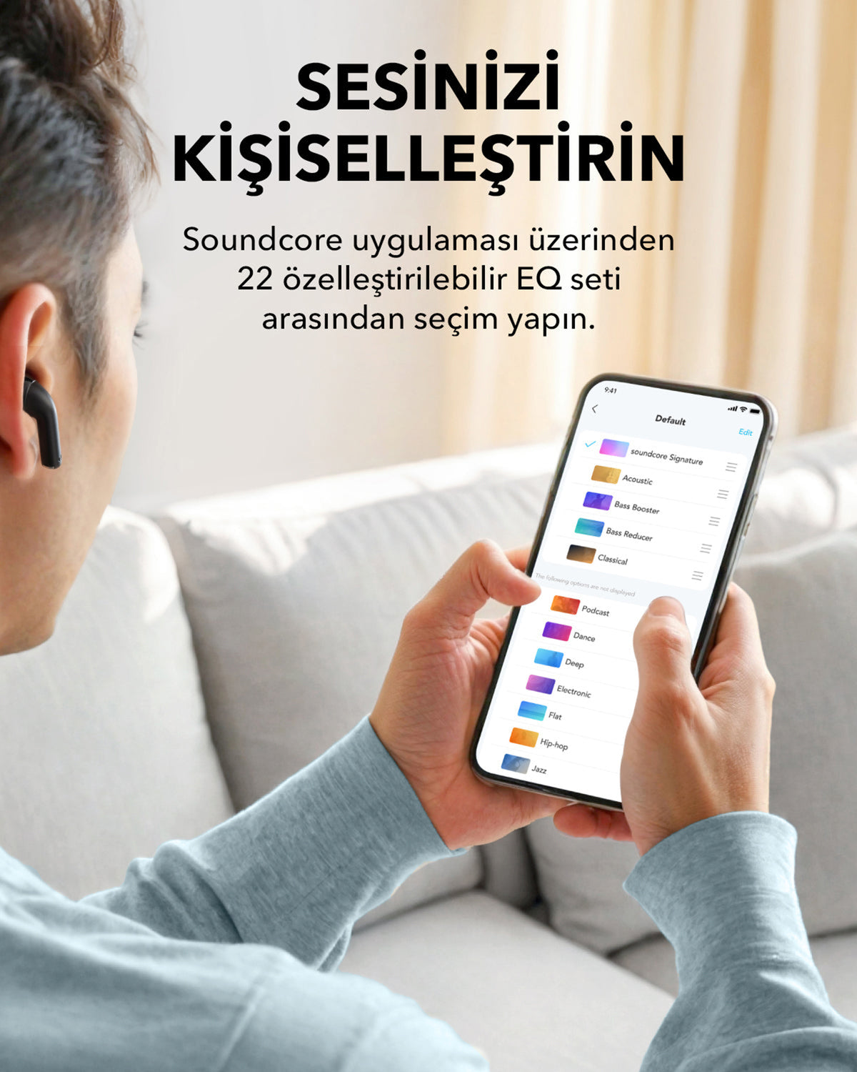 Soundcore K20i Trådløs Ægte trådløse øretelefoner Sort