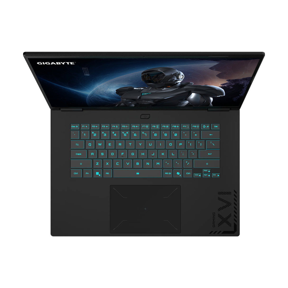 GIGABYTE GAMING A16 3VHK3EE893SH laptop AMD Ryzen™ 7 260 40,6 cm (16") WUXGA 16 GB DDR5-SDRAM 512 GB SSD NVIDIA GeForce RTX 5060 Wi-Fi 6E (802.11ax) Windows 11 Home Sort