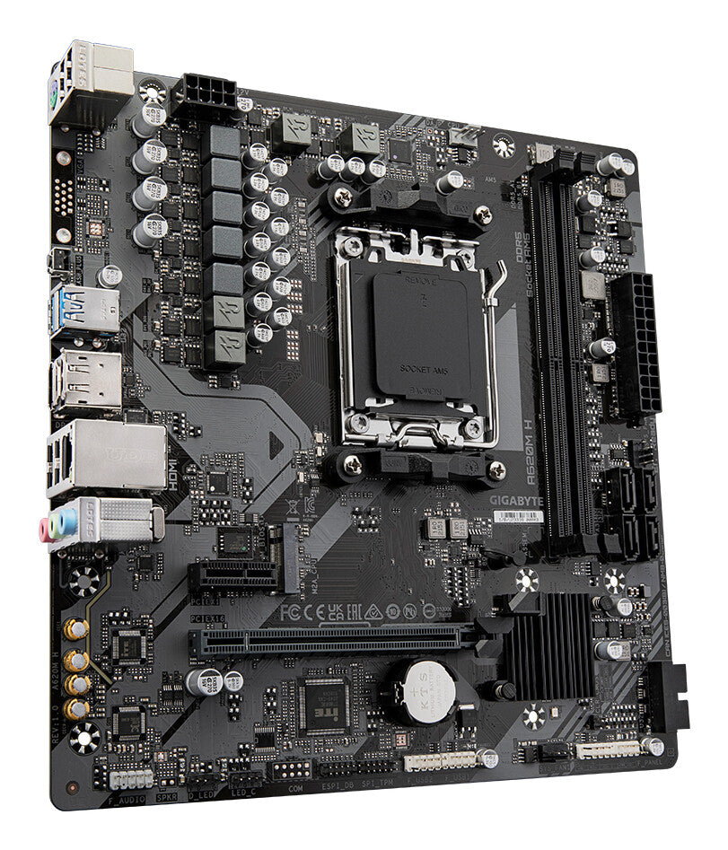 GIGABYTE A620M H bundkort AMD A620 Sokkel AM5 micro ATX