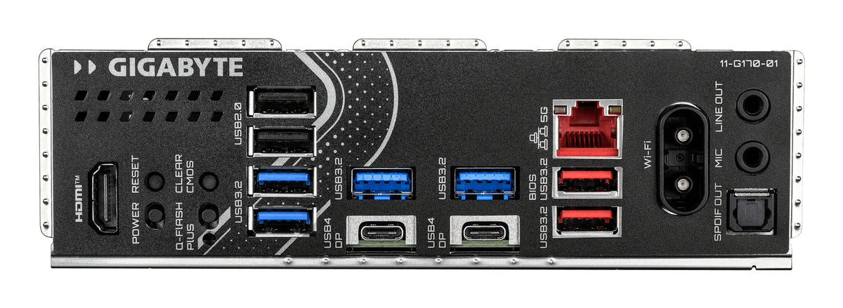 GIGABYTE X870E EAGLE WIFI7 Motherboard - Supports AMD Ryzen 9000 CPUs, 16+2+2 Phases Digital VRM, up to 8200Hz DDR5 (OC), 1xPCIe 5.0 + 3xPCIe 4.0, Wi-Fi 7, 5GbE LAN, USB 4