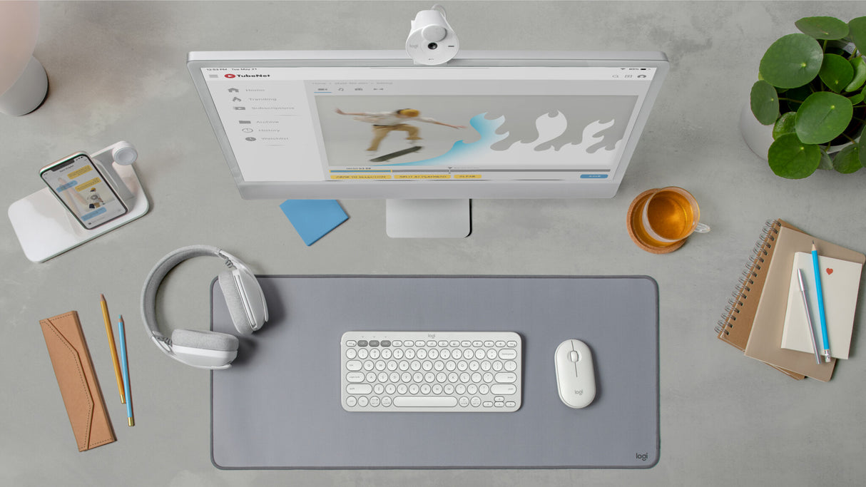 Logitech Pebble 2 M350s mus Rejse Ambidextrous RF trådløs + Bluetooth Optisk 4000 dpi