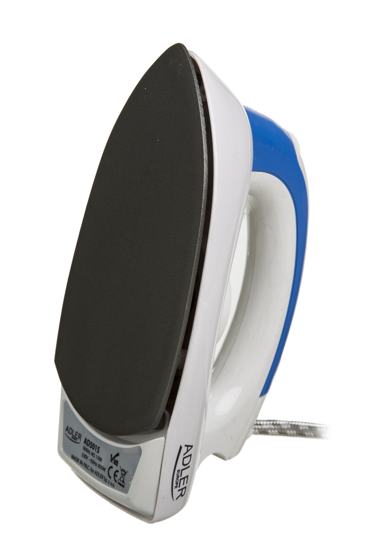 Adler AD 5015 Tør strygejern 800 W Blå, Hvid