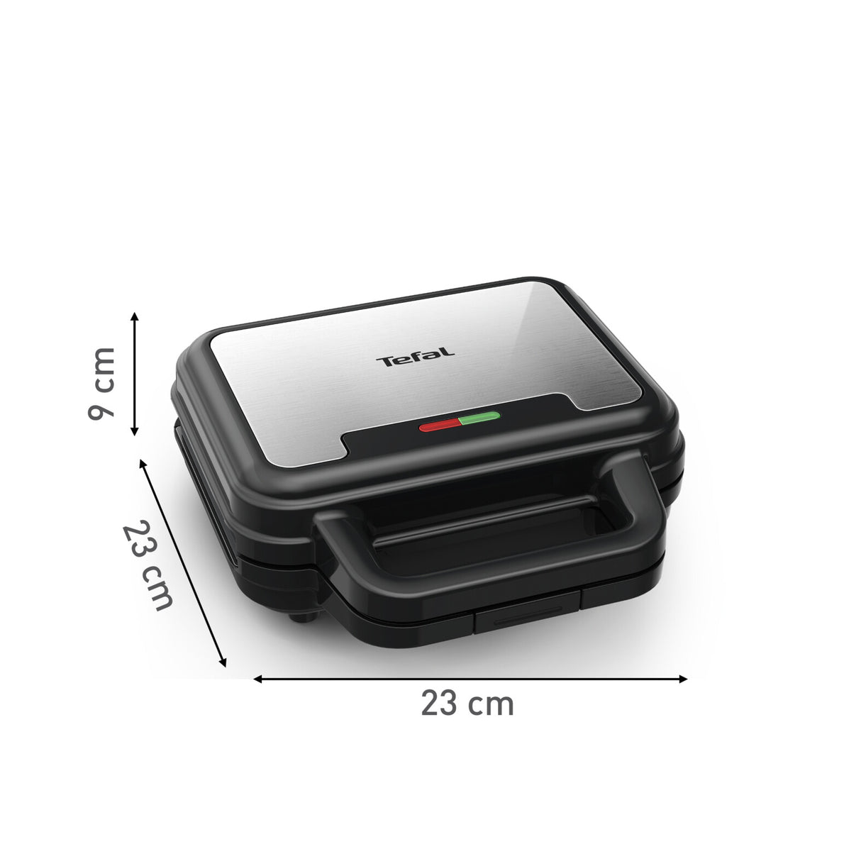 Tefal SW383D10 sandwichtoaster 700 W Sort, Rustfrit stål