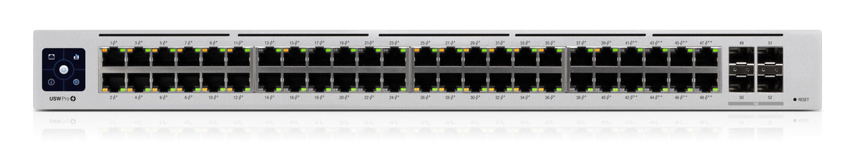 Ubiquiti UniFi Pro 48-Port PoE Administreret L2/L3 Gigabit Ethernet (10/100/1000) Strøm over Ethernet (PoE) 1U Sølv