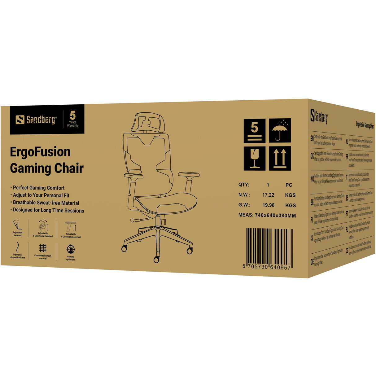 Sandberg ErgoFusion Gaming Chair