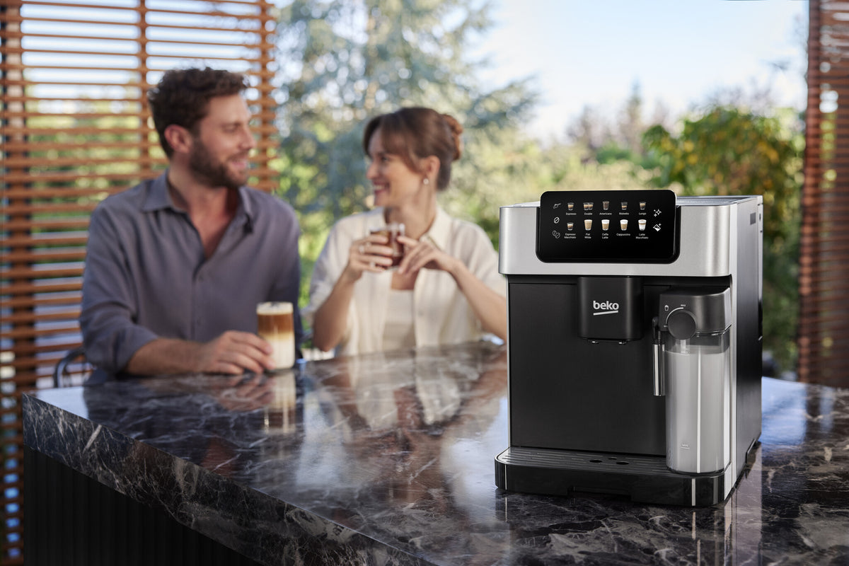 Beko CEG7304X CaffeExperto Bean To Cup Coffee Machine with Integrated Milk Jug
