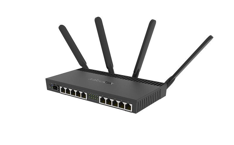 Mikrotik RB4011iGS+5HacQ2HnD-IN trådløs router Gigabit Ethernet Dual-band (2,4 GHz / 5 GHz) Sort