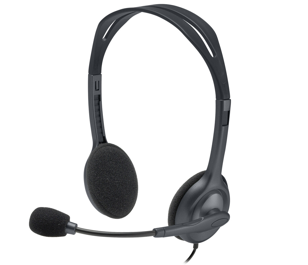 Logitech H111 Headset Ledningsført Kontor/Callcenter Sort