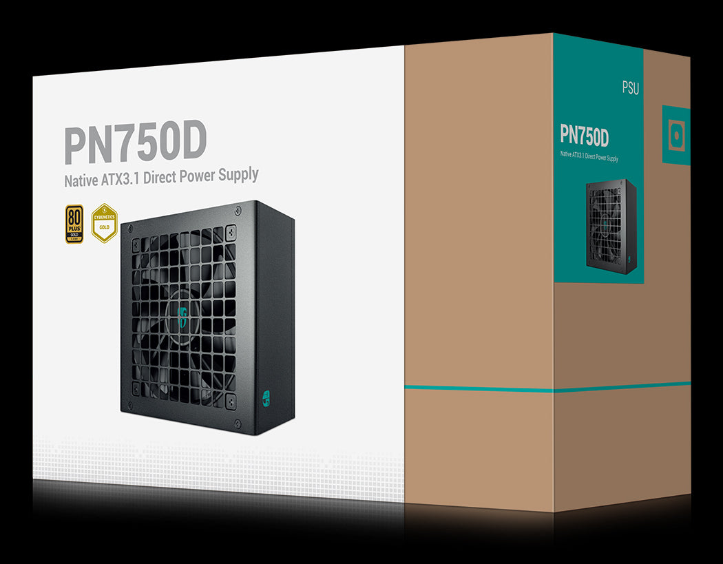 Gamer Storm PN750D enhed til strømforsyning 750 W 20+4 pin ATX ATX Sort