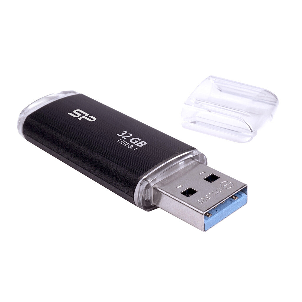 Silicon Power Blaze B02 USB-nøgle 32 GB USB Type-A 3.2 Gen 1 (3.1 Gen 1) Sort