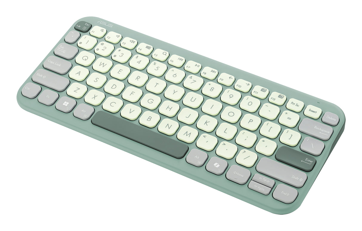 ASUS KW100 KEYBOARD/GN/UI/80 tastatur Universel Bluetooth Grøn