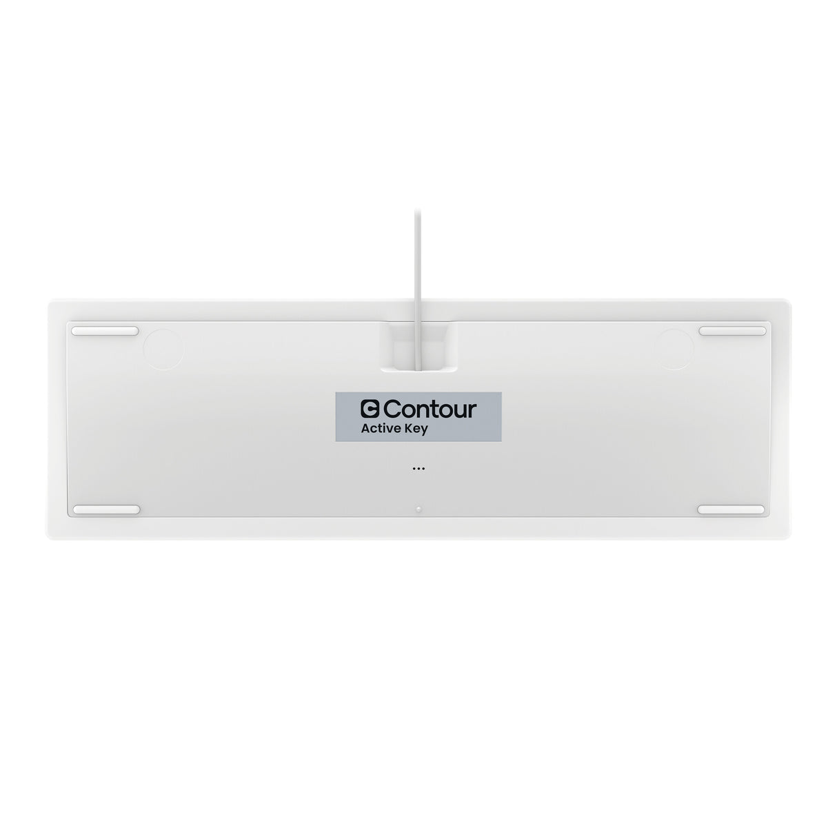 Contour Design Contour Active Key QuickClean medicinsk tastatur IP68, fuld størrelse, kablet, hvid, PN C8112