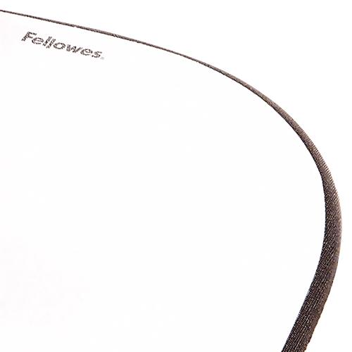 Fellowes Mouse Mat Wrist Support - Memory Foam Mouse Pad with Soft Foam Pillow - Ergonomic Mouse Mat for Computer, Laptop, Home Office Use - Compatible with Laser and Optical Mice - Silver