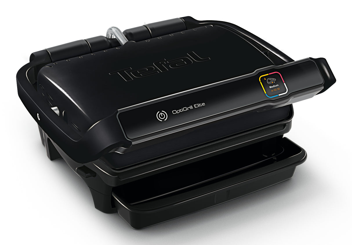 Tefal OptiGrill Elite GC7508 Grill Sort