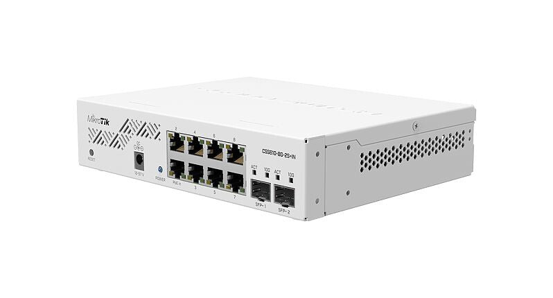 Mikrotik CSS610-8G-2S+IN netværksswitch Gigabit Ethernet (10/100/1000) Strøm over Ethernet (PoE) Hvid