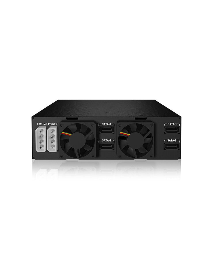ICY BOX IB-2242SSK 13.3 cm (5.25") Storage drive tray Black