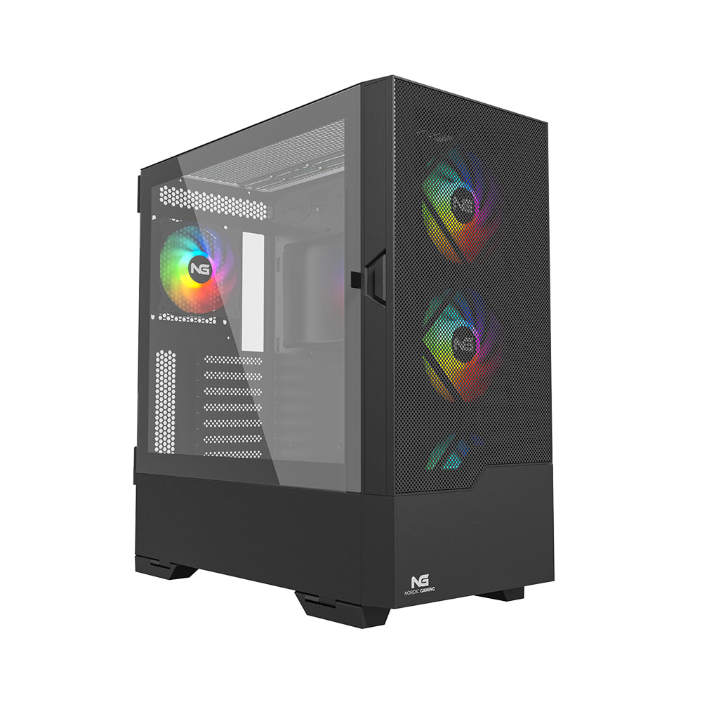 Nordic Gaming Munin RGB Tower ATX Sort