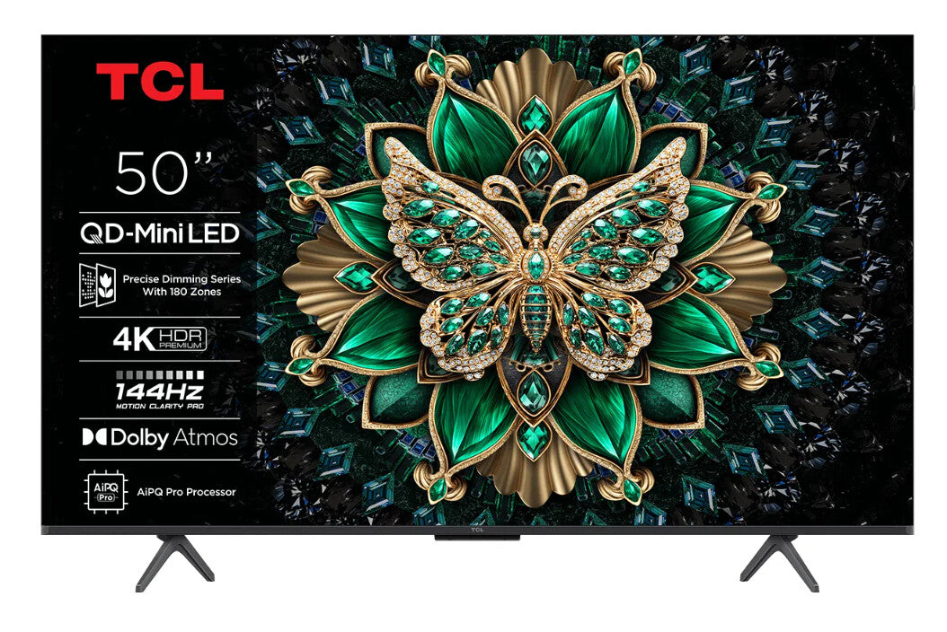 TCL 50Q6C TV 127 cm (50") 4K Ultra HD Smart TV Wi-Fi Metallic