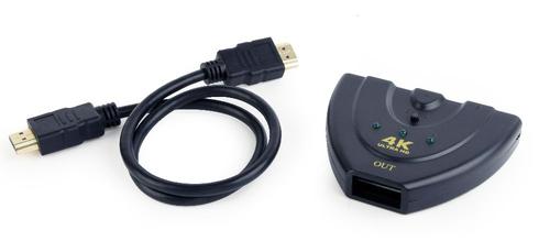 Gembird DSW-HDMI-35 interface hub Black
