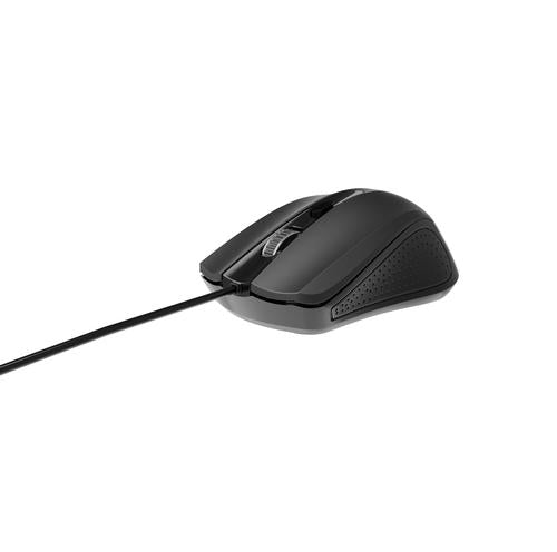 Gembird MUS-4B-01 mouse Office Ambidextrous USB Type-A Optical 1200 DPI