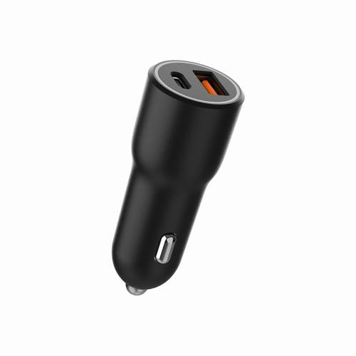 Gembird TA-UC-AC2PDQC38-CAR-01 mobile device charger Universal Black Cigar lighter Fast charging Auto