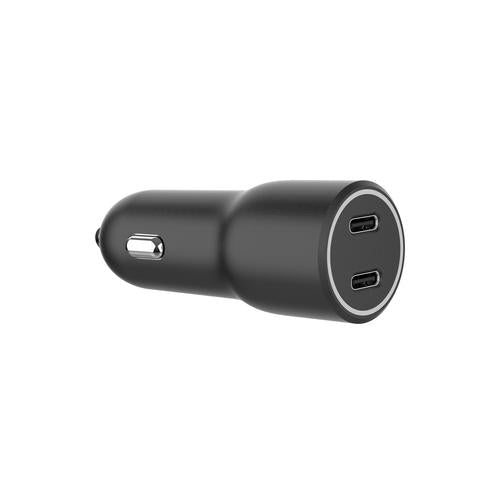Gembird TA-UC-C2PD40-CAR-01 mobile device charger Universal Black Cigar lighter Fast charging Auto