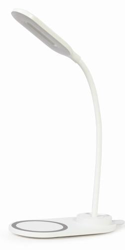 Gembird TA-WPC10-LED-01-W mobile device charger Smartphone White DC Wireless charging Indoor