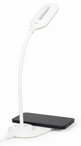 Gembird TA-WPC10-LED-01-W mobile device charger Smartphone White DC Wireless charging Indoor