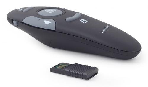 Gembird WP-L-11 wireless presenter RF Black