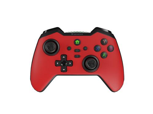 GENESIS Mangan 400 Red Bluetooth Gamepad Analogue / Digital Android, MAC, Nintendo Switch, PC, iOS