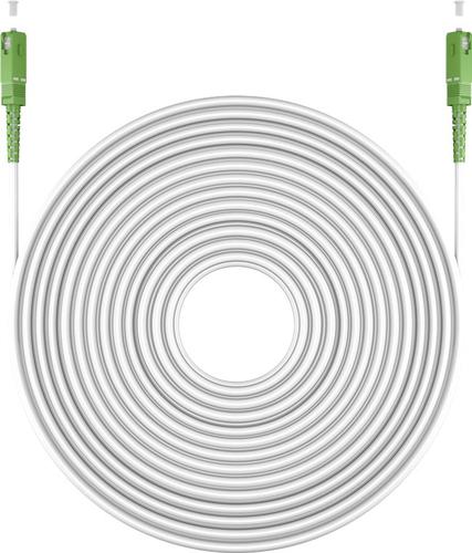 Goobay 59598 InfiniBand/fibre optic cable 10 m SC FTTH White
