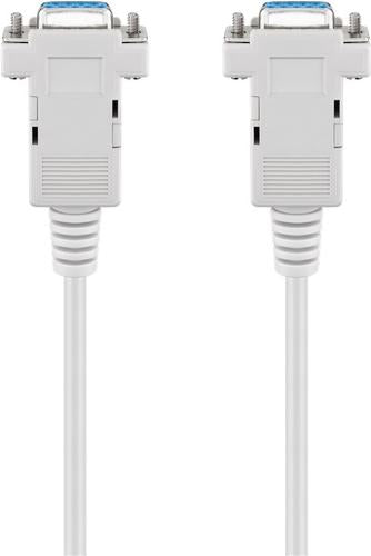 Goobay 68484 serial cable Grey 2 m RS-232