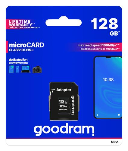 Goodram M1AA 128 GB MicroSDXC UHS-I Class 10