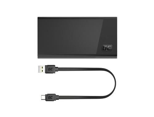 Green Cell PBGC03S power bank Lithium Polymer (LiPo) 20000 mAh Black