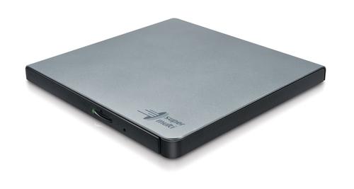 Hitachi-LG Slim Portable DVD-Writer optisk diskdrev DVD±RW Sølv